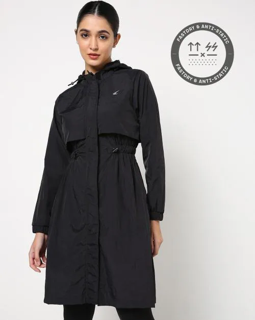 Hooded Longline Parka Jacket