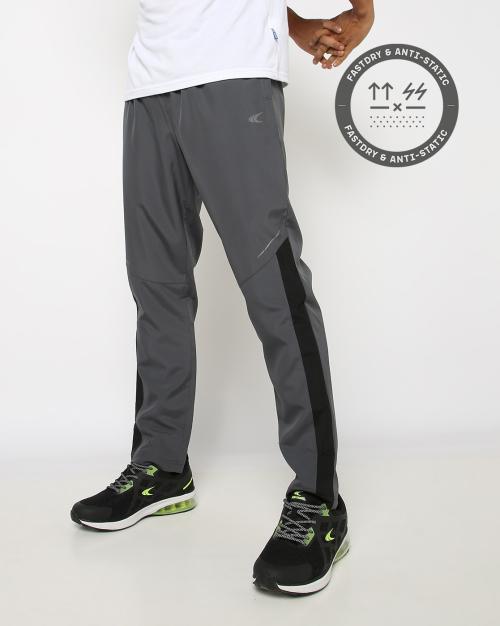 Panelled Track Pants with Insert Pockets