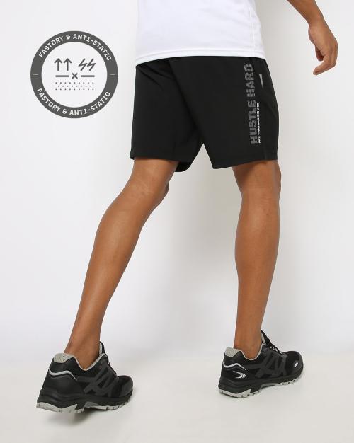 Typographic Print Shorts