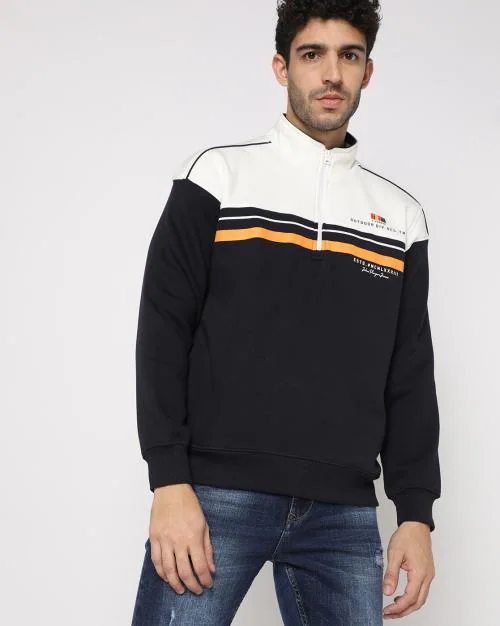 Colourblock Slim Fit Sweatshirt