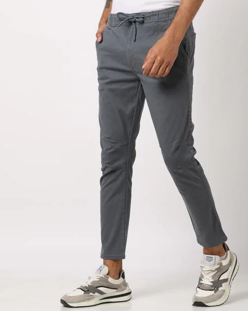 Chinos with Drawstring Fastening
