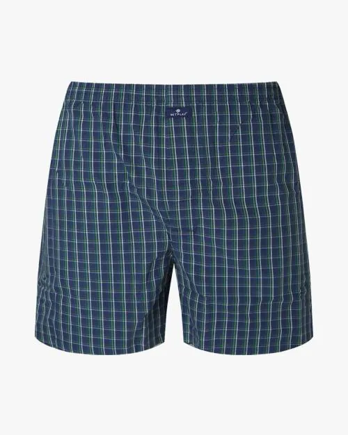 Checked Boxers with Elasticated Waist
