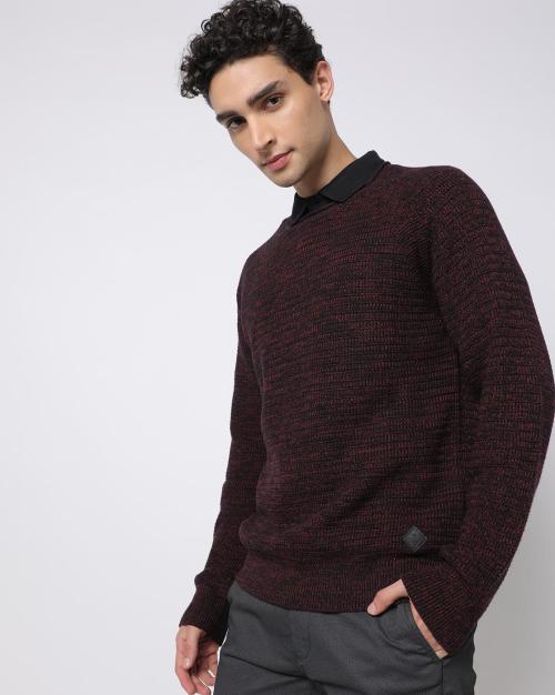 Cotton Round-Neck Pullover