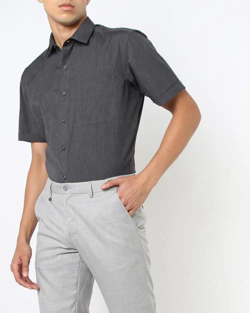 Shirt with Patch Pocket