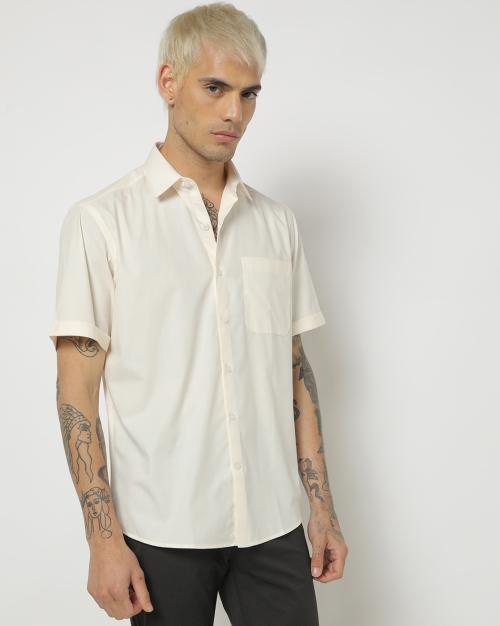 Shirt with Patch Pocket