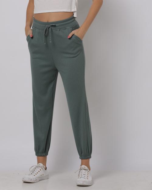 Ribbed Joggers with Insert Pockets