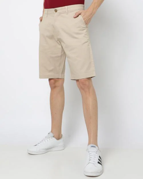 Buy Mid Rise Shorts with Insert Pockets Online at Best Prices in India ...