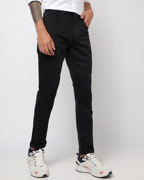 Tapered Fit Flat-Front Chinos