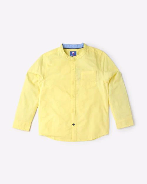 Shirt with Patch Pocket