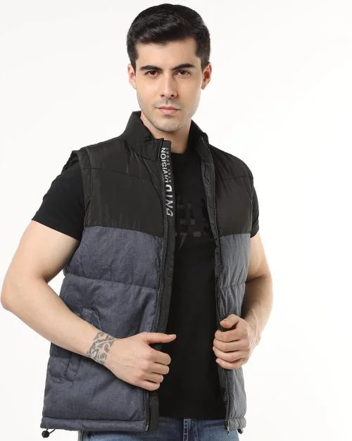 Colourblock Zip-Front Gillet