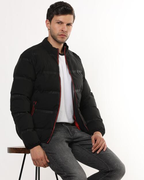 Quilted Jacket with Zipper Pockets