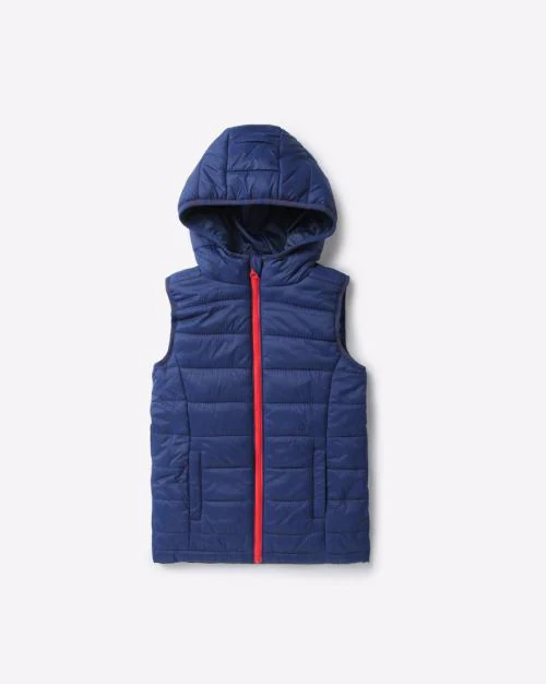 Basic Quilted Hooded Gillet