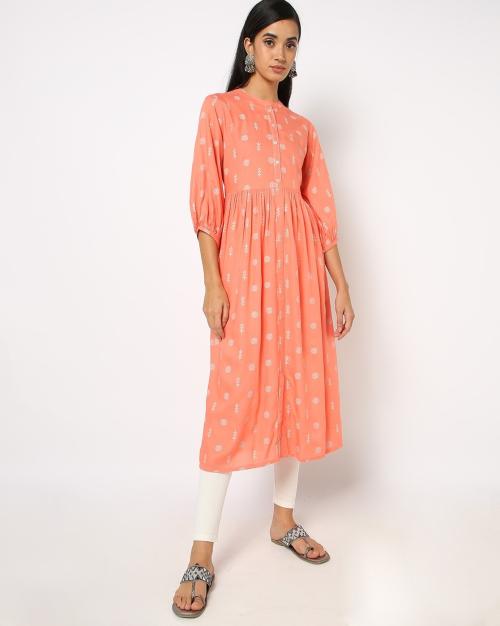 Printed A-line Kurta