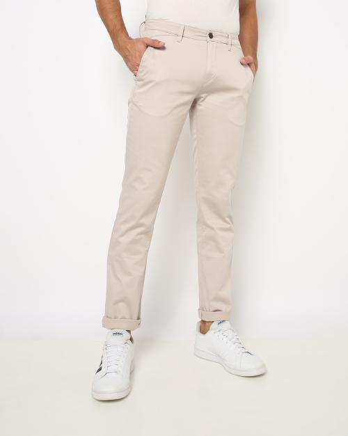 Slim Fit Chinos with Insert Pockets