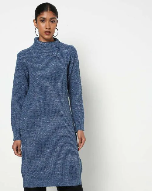 Knit Fitted Straight Winter Kurta