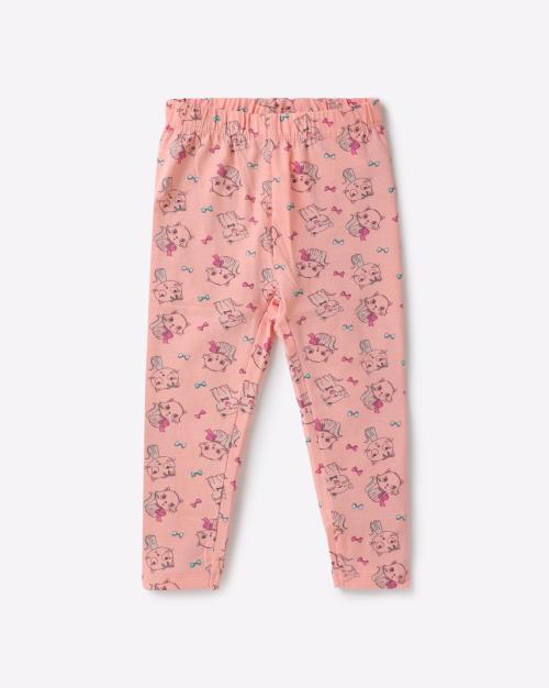 Printed Leggings with Elasticated Waist