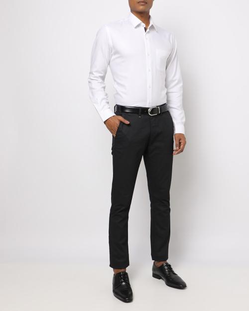 Flat-Front Skinny Trousers