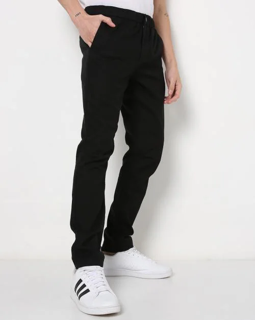 Slim Fit Chinos with Insert Pockets