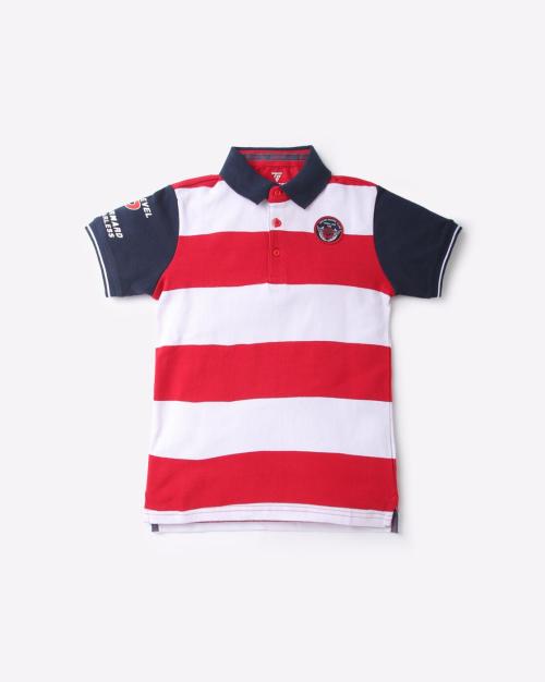 Striped Polo T-Shirt