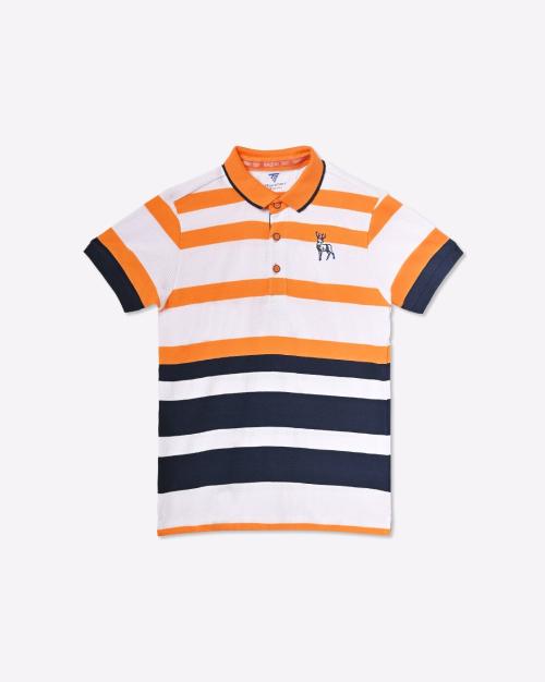 Striped Polo T-Shirt
