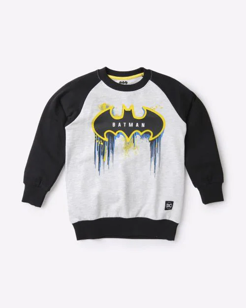 Batman Print Crew-Neck Sweatshirt