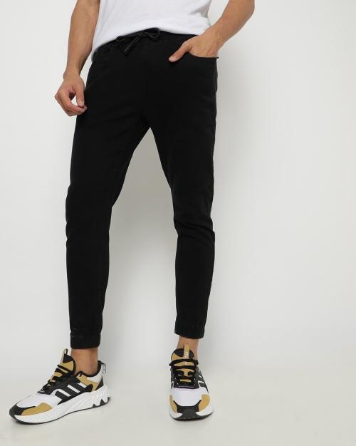 Buy FlatFront Joggers with Drawstring Waist Online at Best Prices in