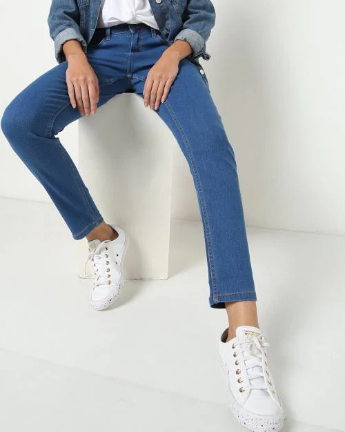 Women Mid-Rise Skinny Fit Jeans