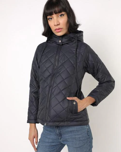 Quilted Hooded Puffer Jacket