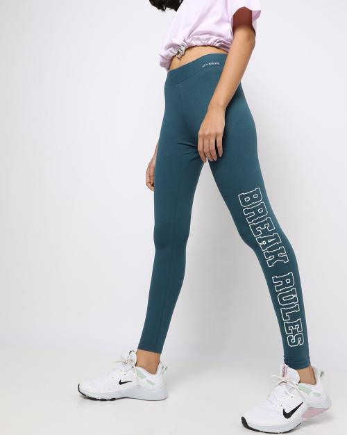 Typographic Print Sports Leggings