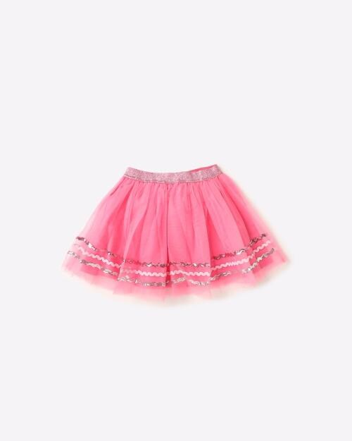 Tulle Skirt with Elasticated Waist