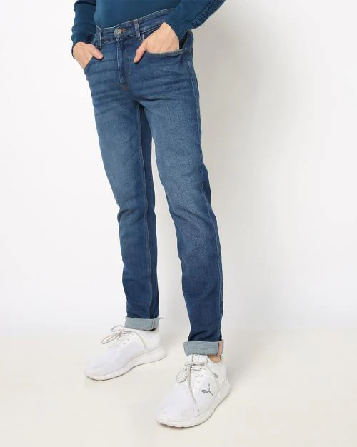 riders mid rise skinny jeans