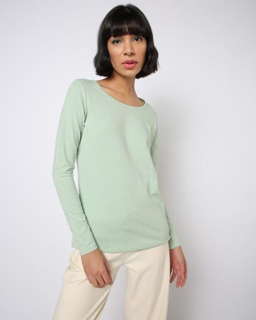 Striped Relaxed Fit Crew-Neck T-shirt