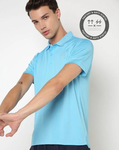 Regular Fit Logo Embroidered Polo T-Shirt