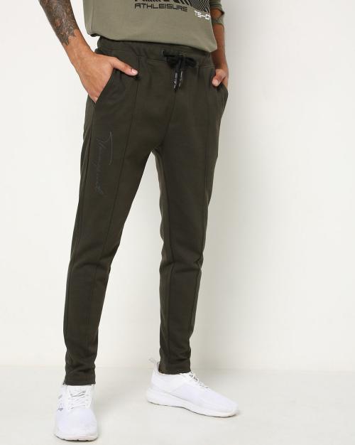 Logo Print Mid-Rise Trackpants