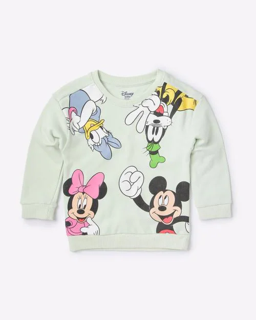 Disney Print Crew-Neck Sweatshirt