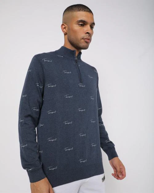 Brand Print Pullover