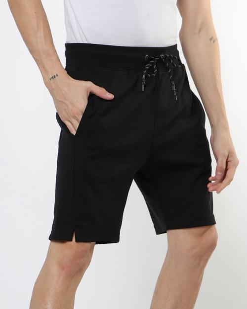 Slim Fit Shorts with Drawstring Waistline