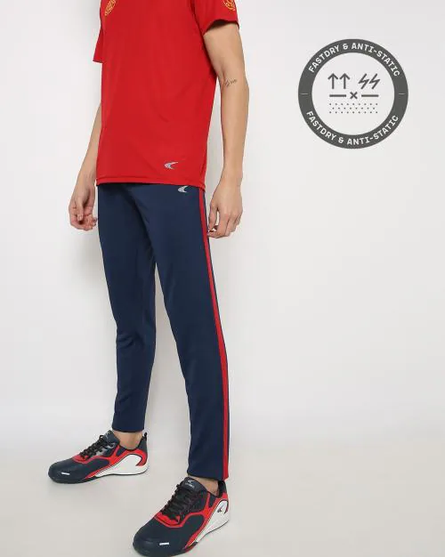 Buy Track Pants with Contrast Side Taping Online at Best Prices in