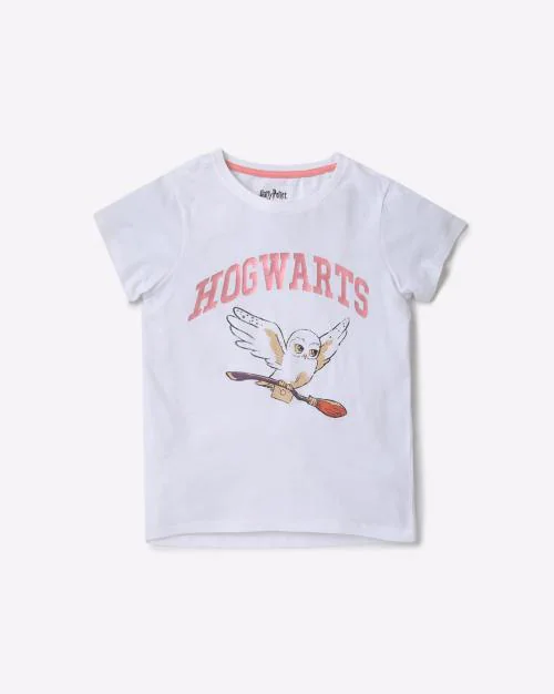 Graphic Print Crew-Neck T-Shirt