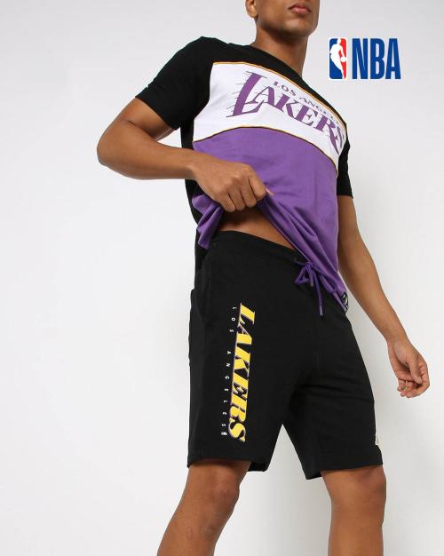 NBA Lakers Flat-Front Shorts