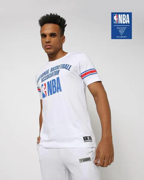 NBA Typographic Print Crew-Neck T-shirt