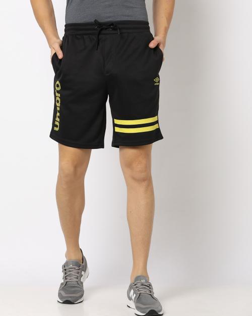 Shorts with Placement Brand Print