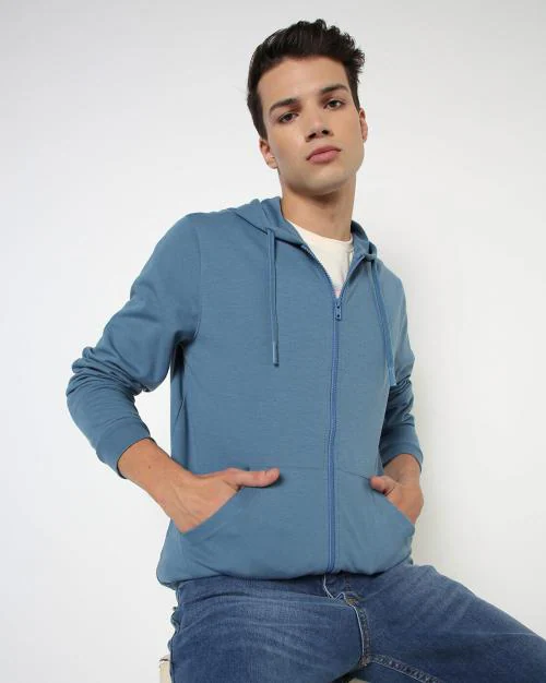 Hoodie with Split-Kangaroo Pockets