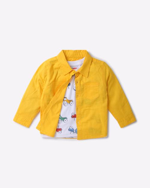 Printed T-Shirt with Shirt