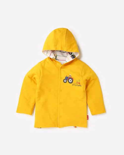 SS Front-Open Reversible Hoodie