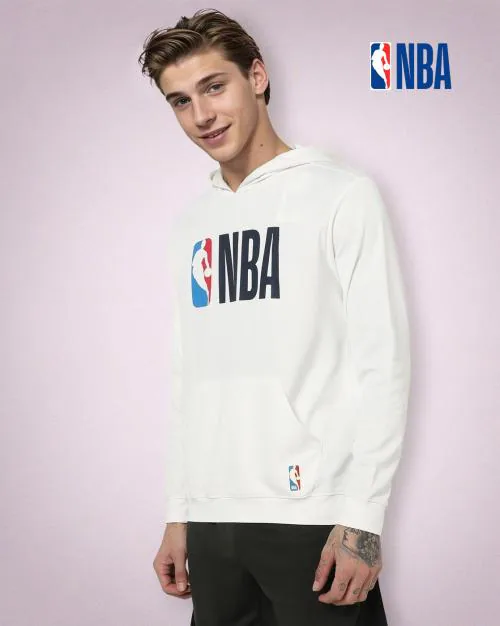 NBA Print Hoodie with Kangaroo Pocket