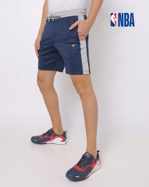 Men NBA Shorts with Contrast Taping