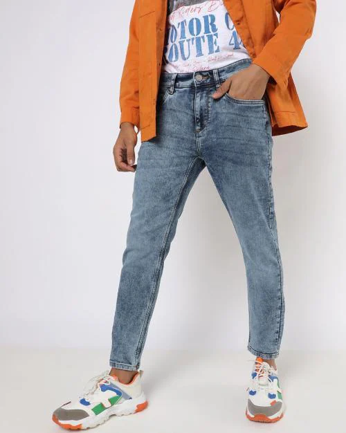 Acid Wash Skinny Jeans