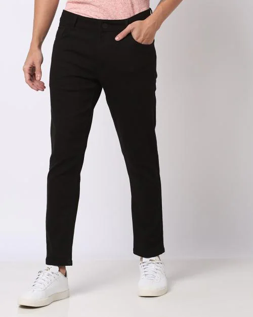 Mid-Rise Cropped Fit Jeans