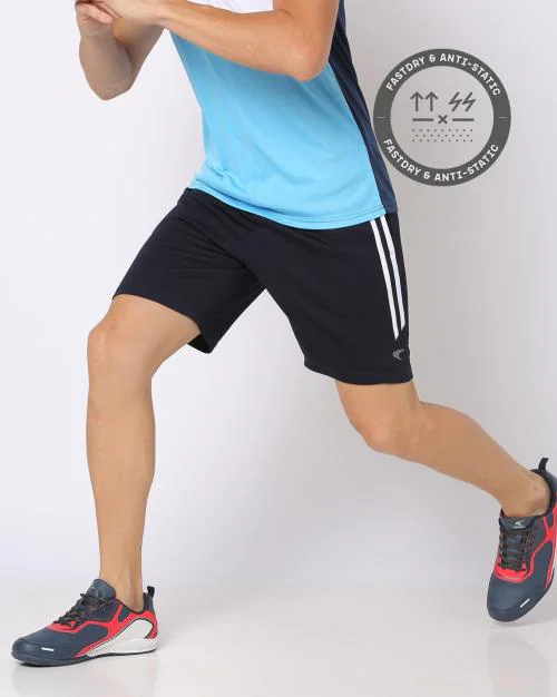 Striped Shorts with Elasticated Waist